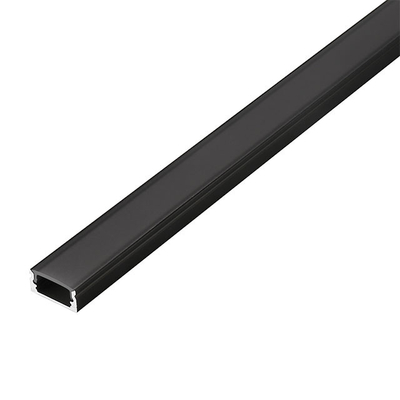Dünnes schwarzes LED-Streifen-Profil, Aluminiumkanal des Kino-LED mit Abdeckung Soem