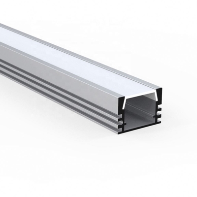Aluminium-LED-Streifen-Licht-vertiefter Kanal anodisierte malende silberne Farbe