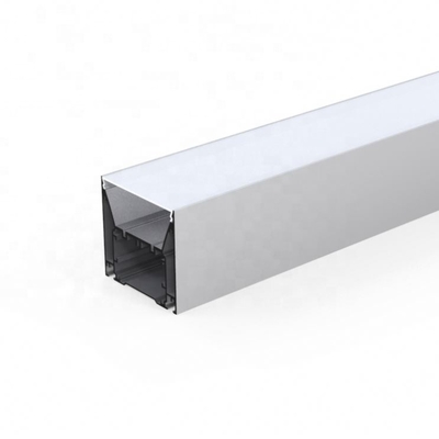 Neonbeleuchtungs-Aluminiumprofil 80mm x 76mm des Silberweiß-LED für Garderobe