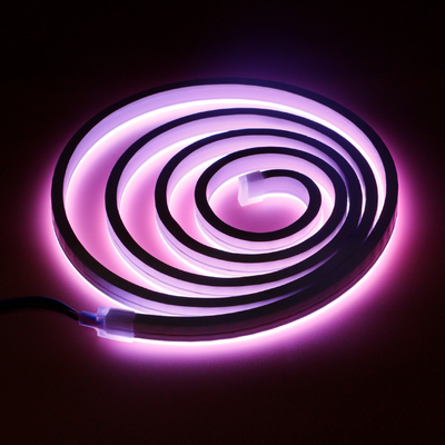 8MM Biegenibler rosa Neon-LED Streifen, führte die Leuchtreklame 45 LM/W IP65 IP67 IP68 wasserdicht
