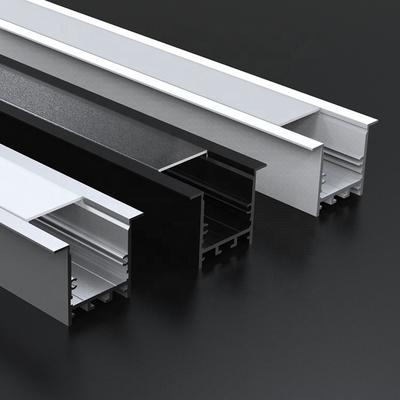 Anodisiertes verschobenes LED-Profil, Streifen silberne Oberflächen-50 x 35mm des Profil-Licht-LED