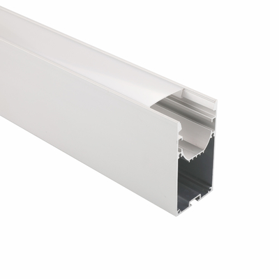 Verschobenes Aluminium-LED-Streifen-Licht-Profil 40×75mm für Wohnzimmer