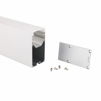 Verschobenes Aluminium-LED-Streifen-Licht-Profil 40×75mm für Wohnzimmer