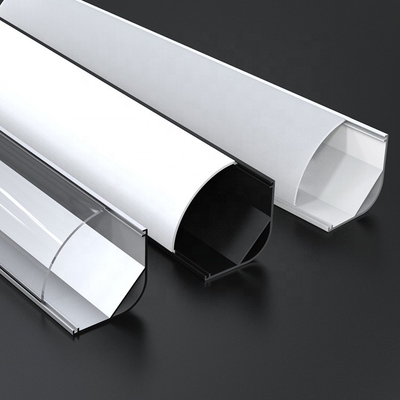 Angebrachter LED-Eckoberflächenkanal, LED-Streifen-Diffusor-Ecke 30×30mm für Küche