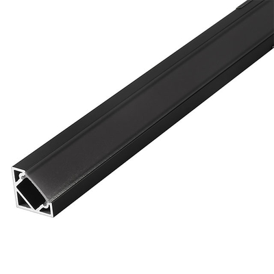 Schwarzer Streifen-Kanal der Eck-LED, LED-Streifen-Eckprofil Soem-ODM