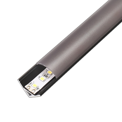 Schwarzer Streifen-Kanal der Eck-LED, LED-Streifen-Eckprofil Soem-ODM
