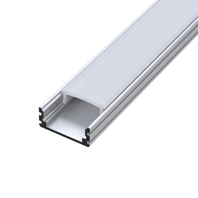 Weißes oberflächenmontiertes LED-Profil, U-förmiger LED-Aluminiumkanal 17,4 mm x 8,5 mm