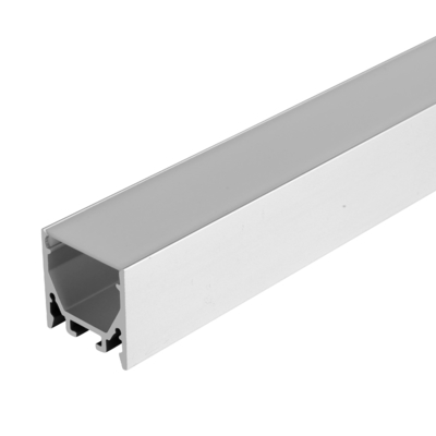 Quadrat-Aluminiumkanal für LED-Streifen-Beleuchtung 25mm x 25mm Maß