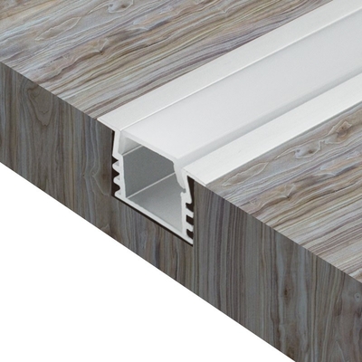 Vertiefte Aluminiumwohnung für geführte Neonbeleuchtung anodisierte ODM
