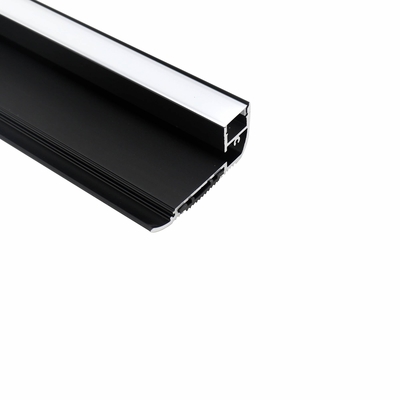 Kino-Treppe, die LED-Profil 65mm×28mm mit Antibeleg-Gummi riecht