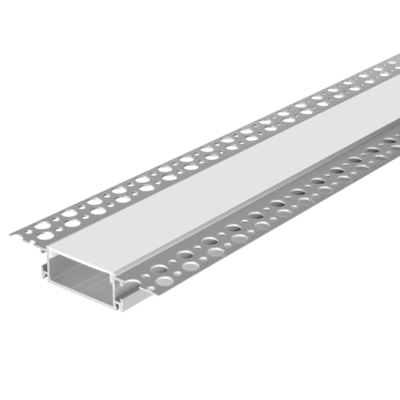 Gips-Decken-Trockenmauer-Aluminiumprofil für LED-Streifen-Beleuchtung 98mm x 18mm