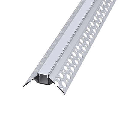 Silberner Farbgips in LED-Profil, Aluminium-LED-Verdrängungs-Profil für Garderobe