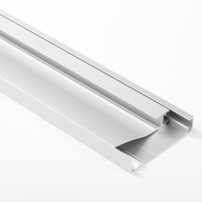 Umsäumen Profil-Aluminiumlegierungs-des Materials der Fasergipsplatten-LED für 10mm Breite geführten Streifen