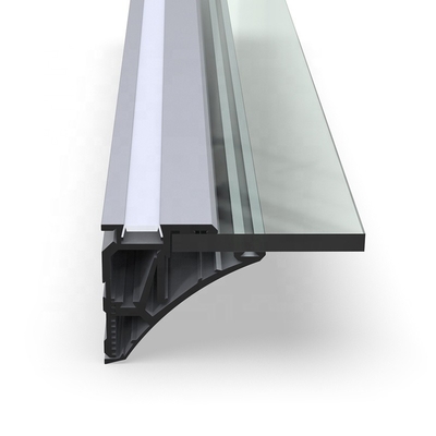 Angebrachtes Oberflächenprofil der Fasergipsplatten-LED, silberner verdrängter Aluminium-LED-Kanal