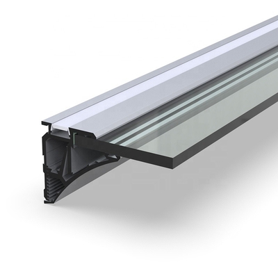 Angebrachtes Oberflächenprofil der Fasergipsplatten-LED, silberner verdrängter Aluminium-LED-Kanal