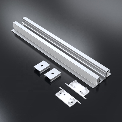Anodisierendes LED-Streifen-Licht-Aluminium-Strangpressprofil, silberschwarze Farbe