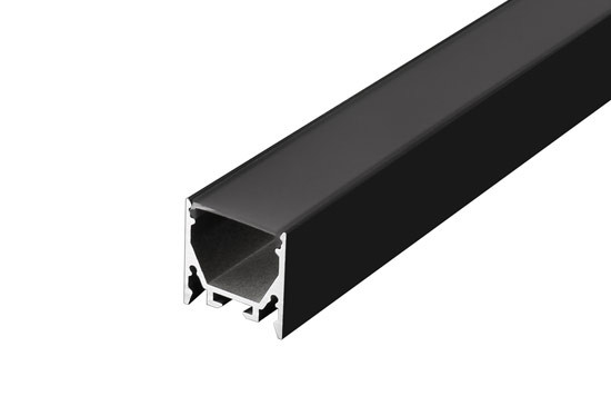Modernes Innenangebrachtes LED-Oberflächenprofil 25mmx25mm für LED-Lichtdiffusor