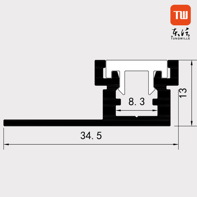 35mm Aluminiumprofil-silberne Farbe fasergipsplatten-LED mit Diffusor