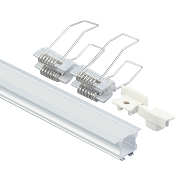19 mm Innenwand mit LED-Profil, Einbauleuchte, dekorativer Kleiderschrank, heller Gips
