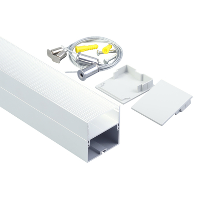 40 mm abgehängte LED-Deckenleuchten aus Aluminiumprofil, dekorativ