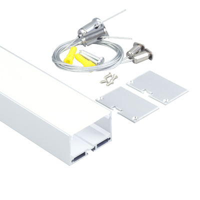 6063 T3 quadratisches geführtes Streifen-Licht-Aluminiumprofil für Hauptbeleuchtung