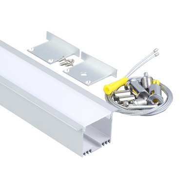 Alloy 6063 Wall Recessed Suspendierter LED-Aluminiumkanal 48x32mm