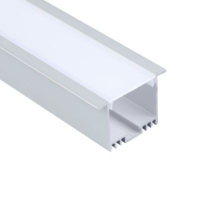 Alloy 6063 Wall Recessed Suspendierter LED-Aluminiumkanal 48x32mm