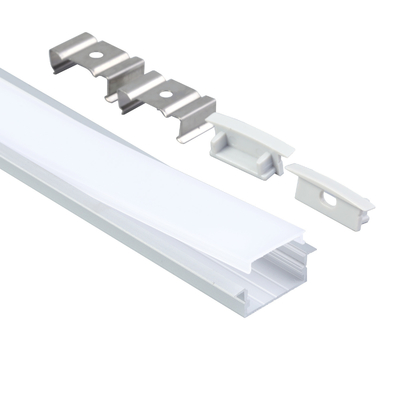 23 x 10 mm vertieftes LED-Aluminiumprofil für Extrusionsstreifenlicht