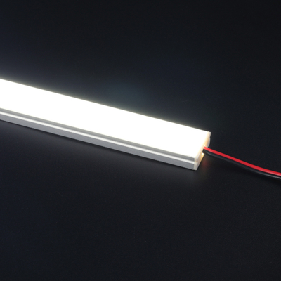U formen silbernes schwarzes weißes Aluminiumprofil des Verdrängungs-Kanal-LED für Streifen-Licht