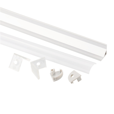 Profil 16X16mm v-förmige der Dreieck-Verdrängungs-Aluminiumecken-LED
