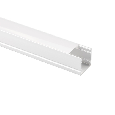 Form 20mm Breiten-U führte Aluminiumprofil PC Abdeckungs-Küchen-Garderoben-Licht