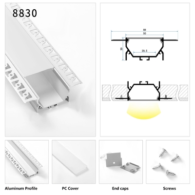 Gips Trimless vertiefte geführtes Kanal-Decken-Berg-lineares Aluminiumlicht