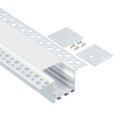 74mm führte breite vertiefte geführte Aluminiumprofil-Kanal milchige PC Abdeckung lineares Licht