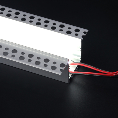 74mm führte breite vertiefte geführte Aluminiumprofil-Kanal milchige PC Abdeckung lineares Licht