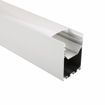 50x75mm oben hinunter doppelte Seite verschobenes Aluminiumverdrängungs-Profil für geführtes Streifen-Licht