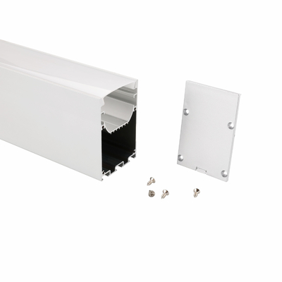 50x75mm oben hinunter doppelte Seite verschobenes Aluminiumverdrängungs-Profil für geführtes Streifen-Licht