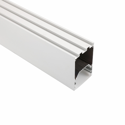 50x75mm oben hinunter doppelte Seite verschobenes Aluminiumverdrängungs-Profil für geführtes Streifen-Licht