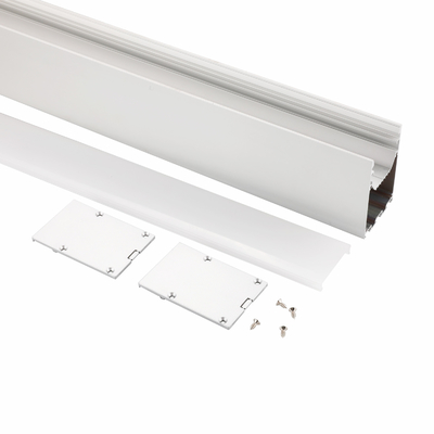 50x75mm oben hinunter doppelte Seite verschobenes Aluminiumverdrängungs-Profil für geführtes Streifen-Licht