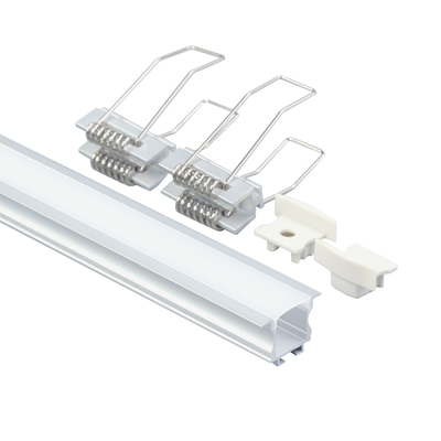 U formen Licht-Aluminiumkanal der Möbel-LED, silbernes vertieftes LED-Aluminiumprofil