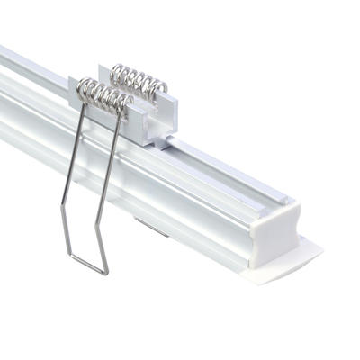 U formen Licht-Aluminiumkanal der Möbel-LED, silbernes vertieftes LED-Aluminiumprofil