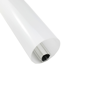 360 Grad-Öffnungswinkel-rundes Rohr Aluminium-LED Profil für Büro-Licht beleuchtend