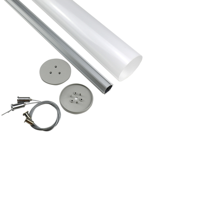 360 Grad-Öffnungswinkel-rundes Rohr Aluminium-LED Profil für Büro-Licht beleuchtend
