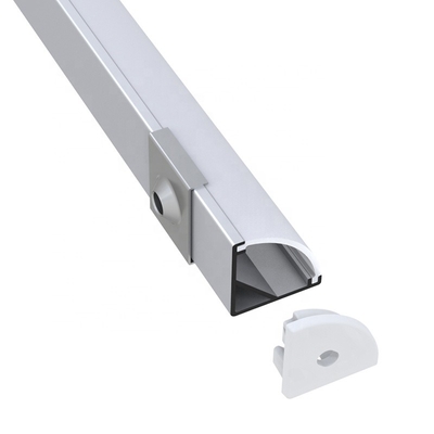Aluminiumlegierung 6063 Eck-LED-Profil eloxiert für LED-Lichtleiste