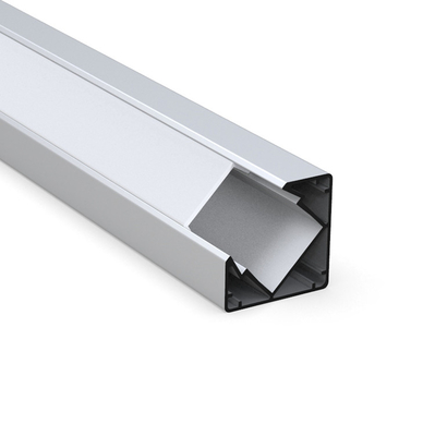 Milchiger Kanal der Ecken-LED, Aluminiumeckstreifen 18mm x 18mm des bergs LED