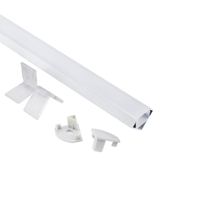 Milchiger Kanal der Ecken-LED, Aluminiumeckstreifen 18mm x 18mm des bergs LED