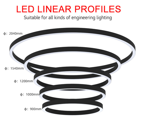 Profil-Aluminiumwohnung für LED-Neonbeleuchtung Bendable Biegenibles Soem