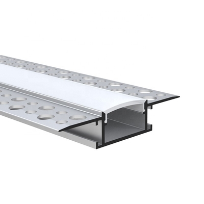 Heller Streifen vertiefte silberne Farbe LED-Kanal-Trockenmauer Trimless