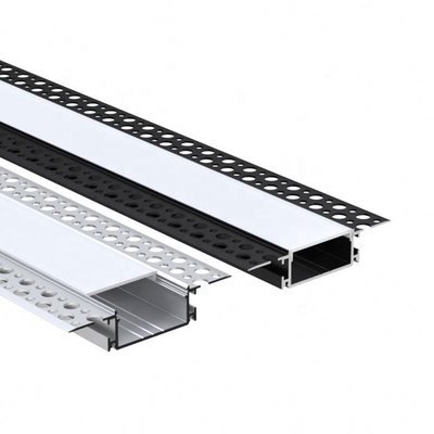 Gipskarton-Trockenbau-Aluminium-StrangpressProfil für LED-Leuchten, transparente Abdeckung