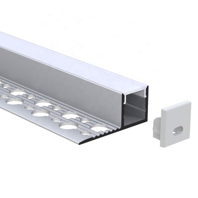 Dünnes Trimless-Fasergipsplatten-Erröten brachte Aluminium-LED-Profil-Kanal für Decke an