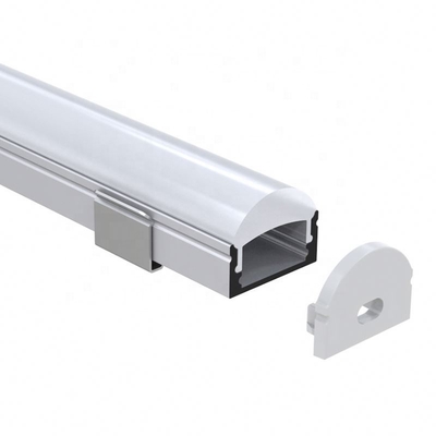 Verdrängtes angebrachtes LED-Aluminiumprofil, Biegenibles Treppen-Profil mit LED-Soem